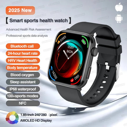 2025 Series 10 Thinstant classic Smart Watch Men Bluetooth Call AMOLED Screen NFC IP68 GPS Sport Health Tracker Women