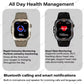 New for Outdoor Smartwatch Military  Men with Led Lighting Bluetooth Call Fitness Heart Rate