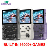 GAMINJA K36 Handheld Game Console – 3.5" IPS Screen, 64GB Memory, Classic Portable Open-Source Gaming