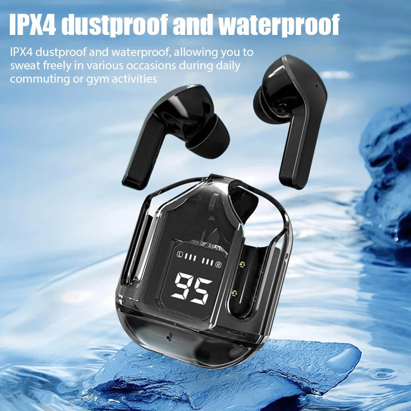 Air 31 Transparent Wireless Bluetooth Headset Small In Ear Buds Sports Stereo TWS Outdoor Sports for Phones