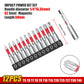 1/2 Inches T5-T40 Torx Screwdriver Bit Set,Impact Tough Magnetic S2 Alloy Steel Star Bit with Base