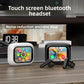 Bluetooth 5.4 Full Touch Screen Headphones Smart LCD in Ear ANC Bluetooth Earphones HD Call Noise Cancelling