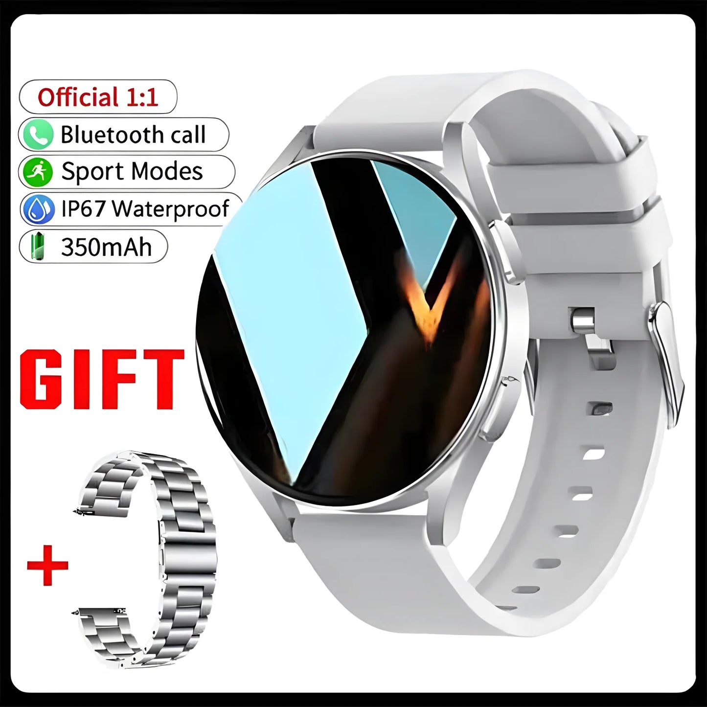 New Bluetooth Call Smart Watch 6 Heart Rate Blood Oxygen Custom Dials Sport Men Woman 2025 Health Monitor