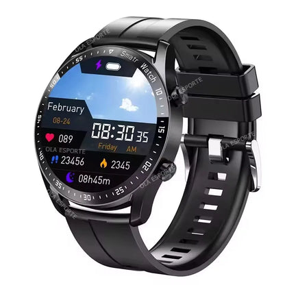 2025 NFC Bluetooth Call Smart Watch Men Full Screen GPS Sports Bracelet Waterproof ECG Health Monitor for IOS Android