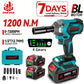 1200N.M Brushless Cordless Impact Wrench for Makita 18V Battery