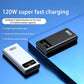 Xiaomi 200000mAh Power Bank 120W Super Fast Charging Battery High Capacity Digital Display For iPhone Samsung Huawei