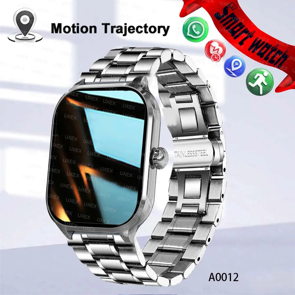 2025 Smart Watch Men Women 1.73” Inch Sports Fitness Watch Wireless Call Custom Photo Android Phone Digital Multidial Smartwatch