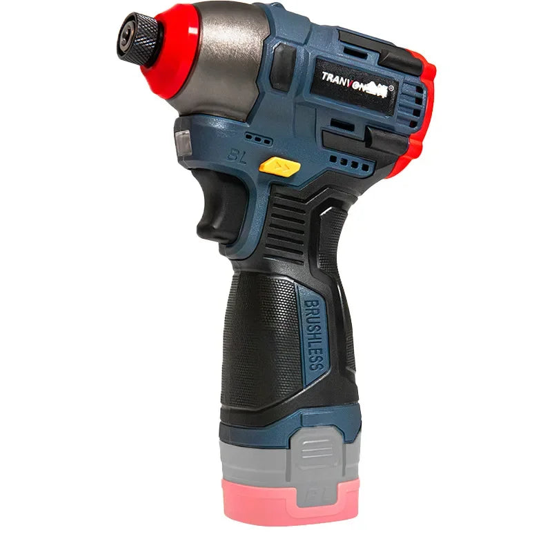 Cordless Brushless Electric Impact Drill 140N.m with Metal Ratchet Chuck