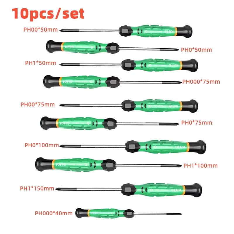 LAOA 1pcs precision screwdriver SL1.0-4.0  phillips mini  phillips plum blossom T5-T20