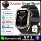 Military GPS Smart Watches For Flashlight Waterproof Outdoor Sport Tracker Bluetooth Call Man Women 2025 Pk h12