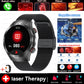 2025 New Non-Invasive Laser Treatment Three High Smart Watch Sapphire screen Blood fat Uric Acid ECG Health Diagnosis