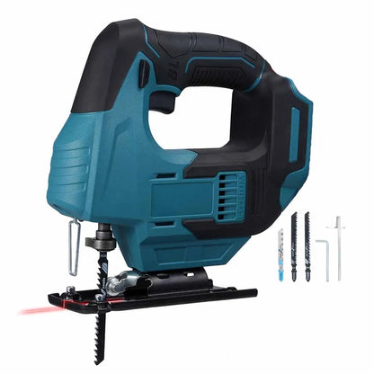 Cordless Jig Saw for Makita 18V-21V – LED & Infrared Cutting Assist (No Battery)