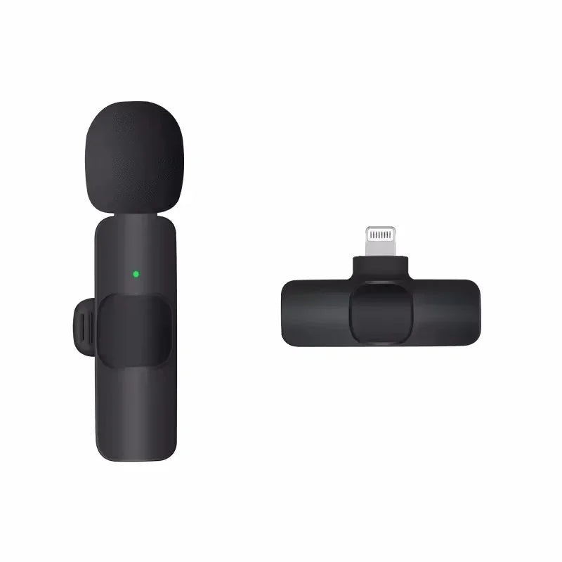 2.4G Wireless Lavalier Microphone – Portable Mini Mic for iPhone, Android & Live Streaming