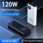 100000mAh High Capacity Power Bank 140W Super Fast Charging Portable  For iPhone Samsung Huawei Xiaomi