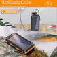 Solar Power Bank 80000mAh Portable Charger External Battery Charger Strong Light LDE Light For All Smartphones