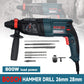BOSCH GBH Industrial Rotary Hammer Drill with Accessories & 360° Handle