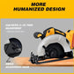 Cordless Circular Saw For DEWALT 20V MAX Battery, 7-1/4 Inch Brushless Power Circular Saws, 0-50 Degree Bevel Capability, Lightw
