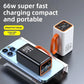 20000mAh Mini Power Bank 66W Fast Charging Two-Way Portable External Battery for IPhone Xiaomi Huawei Xiaomi