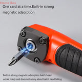 Multifunctional Electric Corner Screwdriver – High Torque 90° Right Angle Manual Tool (Blue & Orange)