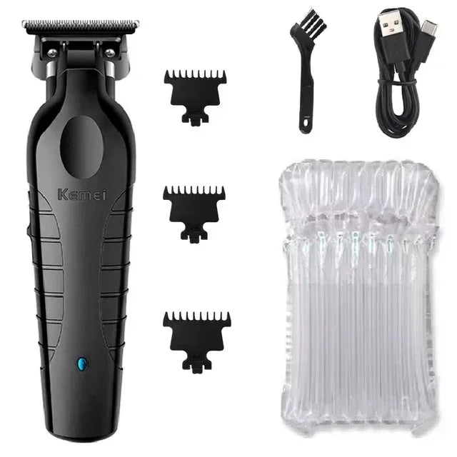 Kemei 2299/2296 T95 Professional Hair Clipper – Cordless Trimmer & Foil Shaver