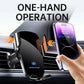 UYUXIO Manual Clamp Wireless Car Fast Charger 15 Air Vent Car Mount Phone Holder for iPhone Samsung Android Phone