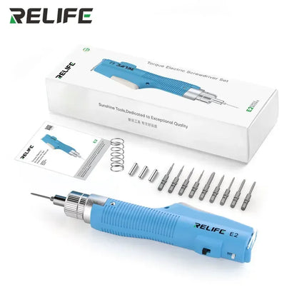 RELIFE E2 T01 Torque Electric Screwdriver  Adjustable Speed Forward and Reverse Rotation Disassembly Wireless Bolt Driver