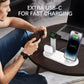 Universal Wireless Charging Station for iPhone 16, 15, 14, 13, 12, 11 Pro Max/Pro/Mini/Plus & for AirPods Pro 2 - Quick Charge