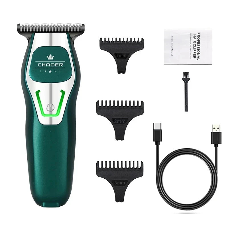 Mini Portable Hair Trimmer – Rechargeable Bald Head Clipper & Shaver