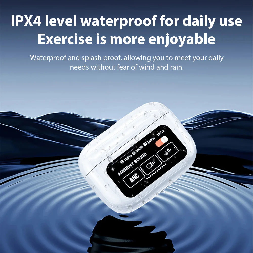 2025 TWS A9 Pro Fone Bluetooth Earphones Wireless Headphones with Mic Touch Control Wireless Bluetooth Headset Pro Earbuds