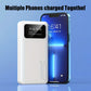 100000mAh Ultra Large Capacity Portable Power Bank With Fast Charging And LED Flashlight Function Suitable For IPhone Xiaomi