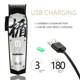 Madeshow M10/M11 Professional Hair Clipper – Titanium Ceramic Blade, 7000RPM Salon Trimmer