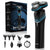 SEJOY 3-in-1 Electric Shaver – Cordless Beard & Nose Hair Trimmer, Waterproof USB Rechargeable