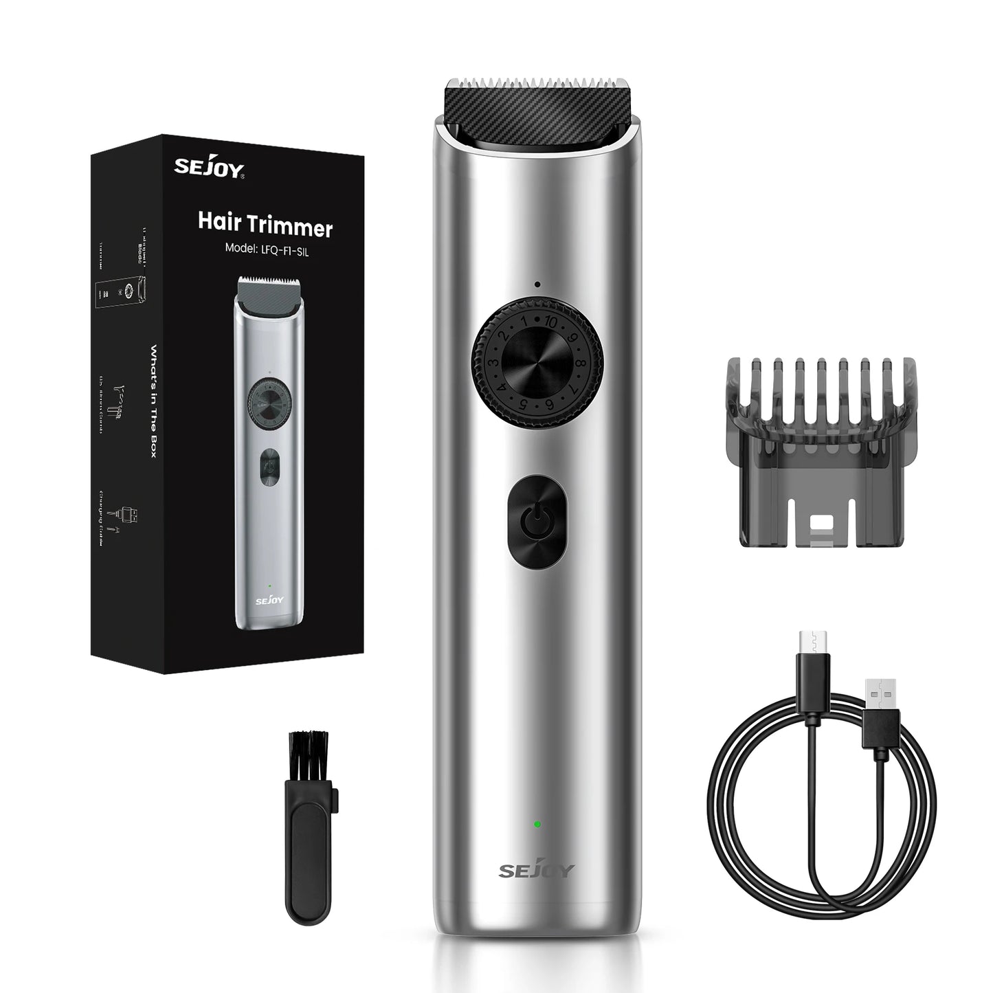 Cordless Professional Hair Clippers – Electric Barber Trimmer Kit for Men