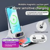 Mini Chair Cordless Charger Stable Support Desktop Phone Stand Tabletop Ornament High Performance Portable 3 in 1 Fast