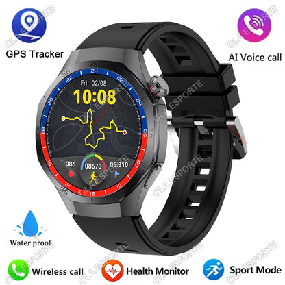 2025 New Watch 5 Pro Smart Watch 1.5“ AMOLED Screen NFC GPS Tracker BT Call Health Waterproof Men Women For Android