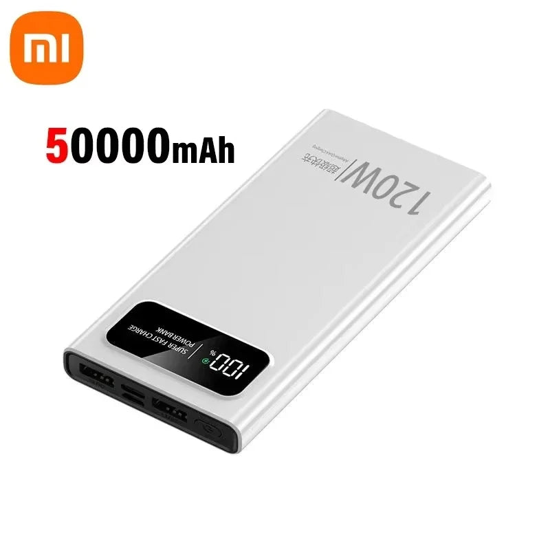 Xiaomi MIJIA 120W Power Bank 200000mAh Ultra Large Capacity Super External Battery LED Display NEW
