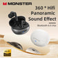 Monster MQT39 Wireless Bluetooth 6.0 Earphones TWS Hifi Stereo XNoise Reduction Gaming Sports With Mic