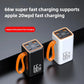 20000mAh Mini Power Bank 66W Fast Charging Two-Way Portable External Battery for IPhone Xiaomi Huawei Xiaomi