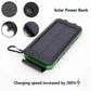 200000mAh Large Capacity Solar Power Bank Fast Charging Portable External Battery  for IPhone Samsun Xiaomi