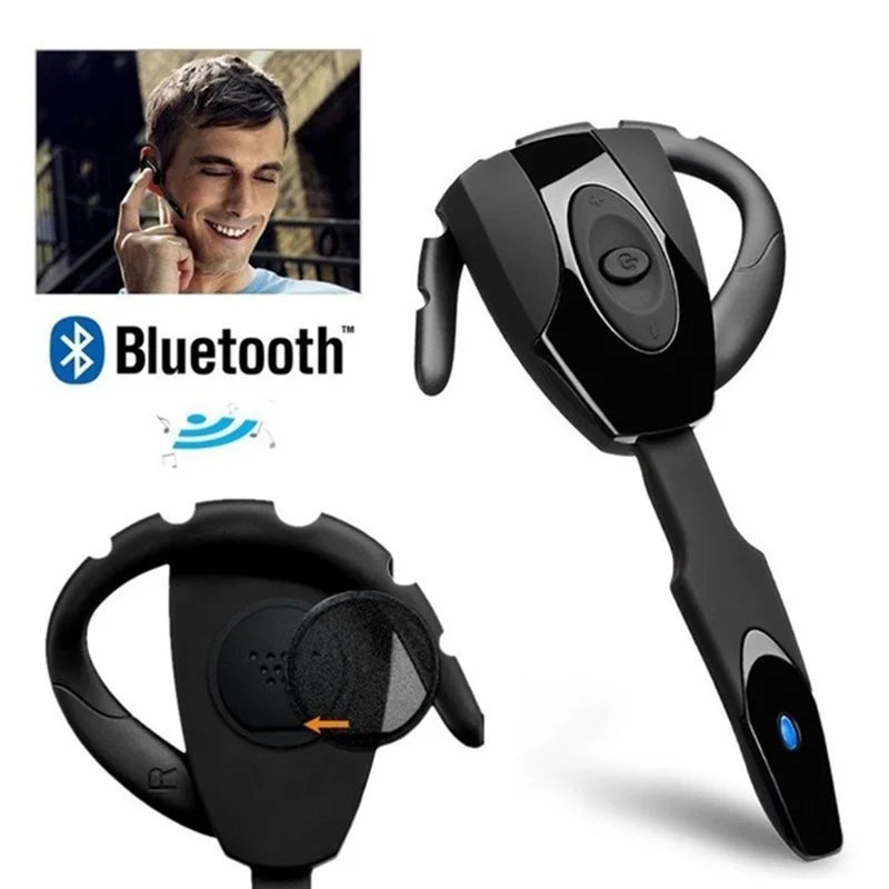 Wireless Headphones Business Bluetooth-Compatible Headset Microphone Rechargeable Standby Car Driving Sport Handsfree
