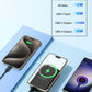 NEWDERY 20000mAh Magnetic Power Bank PD 20W Wireless Fast Charging for iPhone 15/14/13/12/Pro Max/Pro/Plus/Mini/ AirPods 3/2/Pro