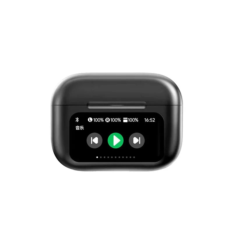 New Wireless Bluetooth Earphones A9pro In-Ear Noise-Cancelling Headphones with Smart Screen Ultra-Long Battery Life Sport Earbud