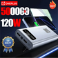 OnePlus 200000mAh LED Digital Display Super Fast Power Bank High Capacity 120W Charging Portable External For IPhone