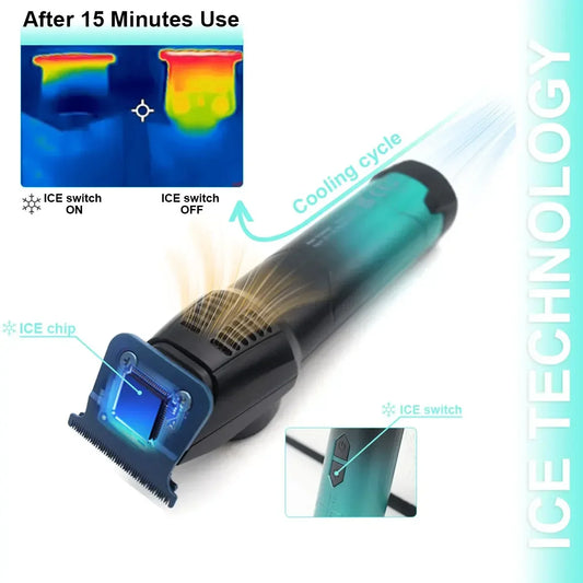 New Professional Hair Trimmer – Electric Razor, Beard Cutter & Barber Mower