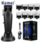 Kemei 2299/2296 T95 Professional Hair Clipper – Cordless Trimmer & Foil Shaver