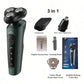 9D Electric Shaver for Men – Waterproof Rechargeable Rotary Razor for Wet & Dry Use