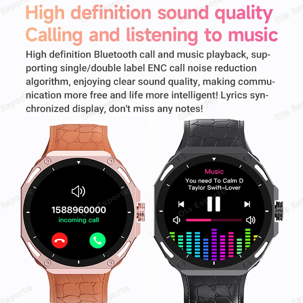 New Fashion Smart Watch 2025 Bluetooth Call Man Woman Heart Rate Health Monitoring Sports Waterproof for Android IOS