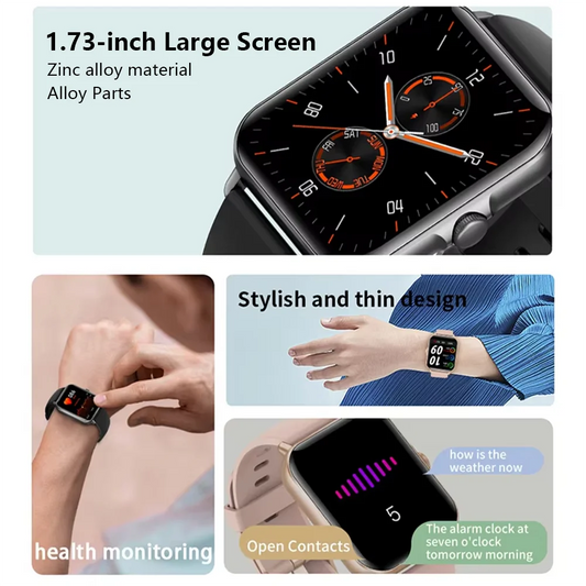 KESHUYOU 2025 New Smart Watch Gift Bluetooth Talk Rotary Button Music Player Man Woman Sports For Android IOS