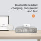 Wireless Charger Time Alarm Clock LED Digital Thermometer Chargers Fast Charging Dock Station for iPhone Samsung