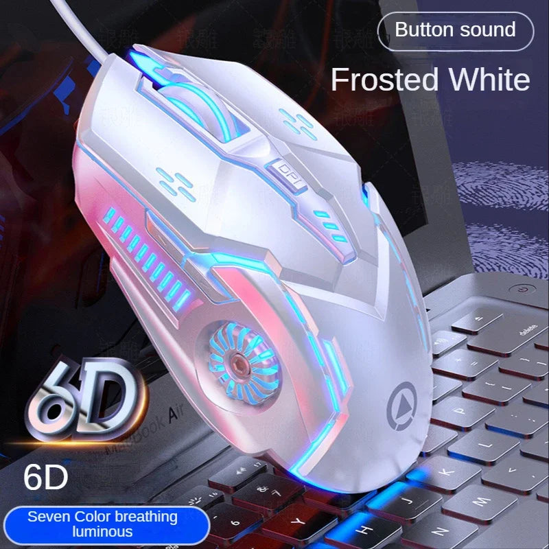 Original G5 Wired Mouse Backlit High Precision 6-Button Macro Programming Gaming Mechanical Mouse Gamer
